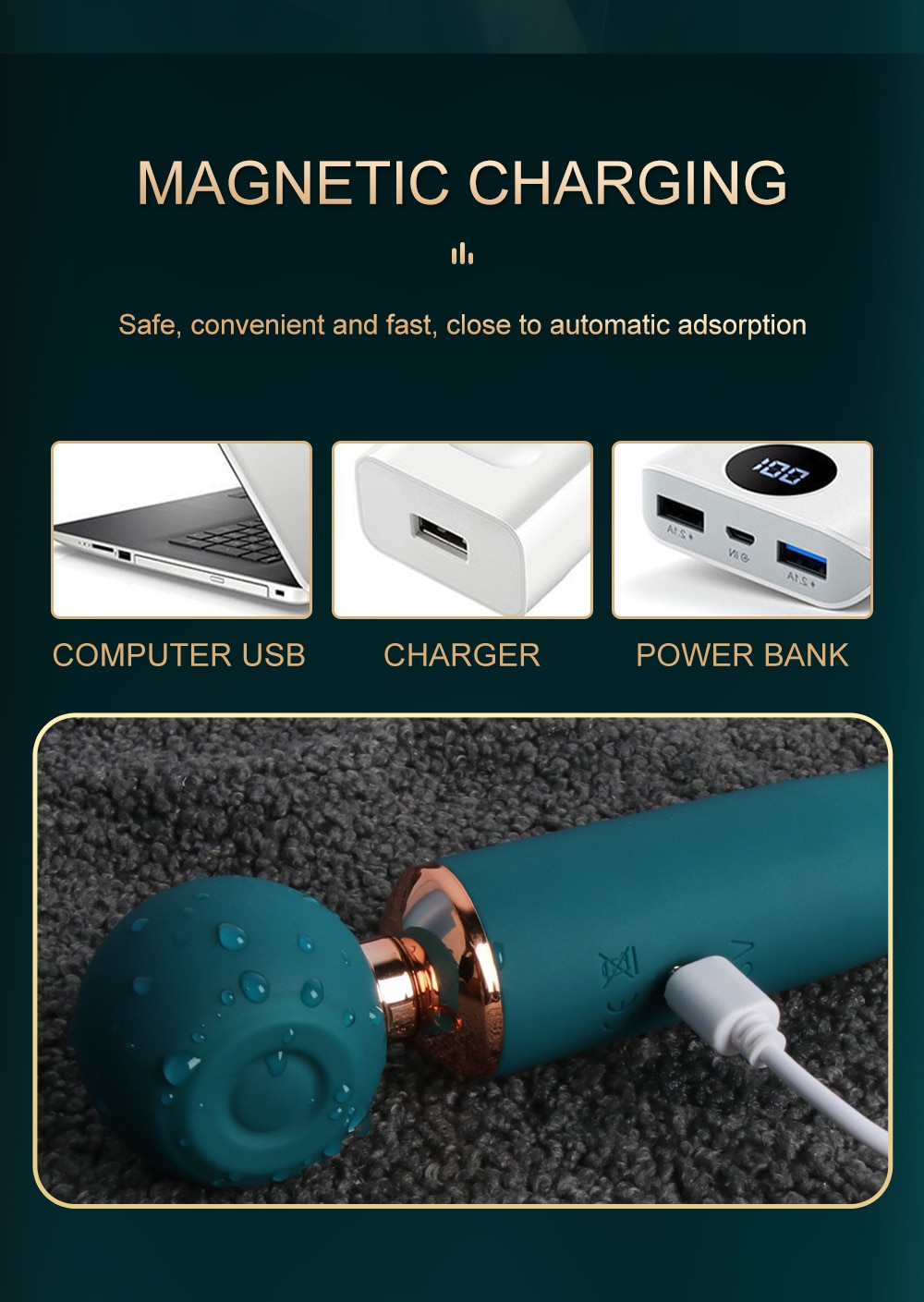 Chày rung cao cấp 2 đầu thụt hút massage 3in1 silicon y tế