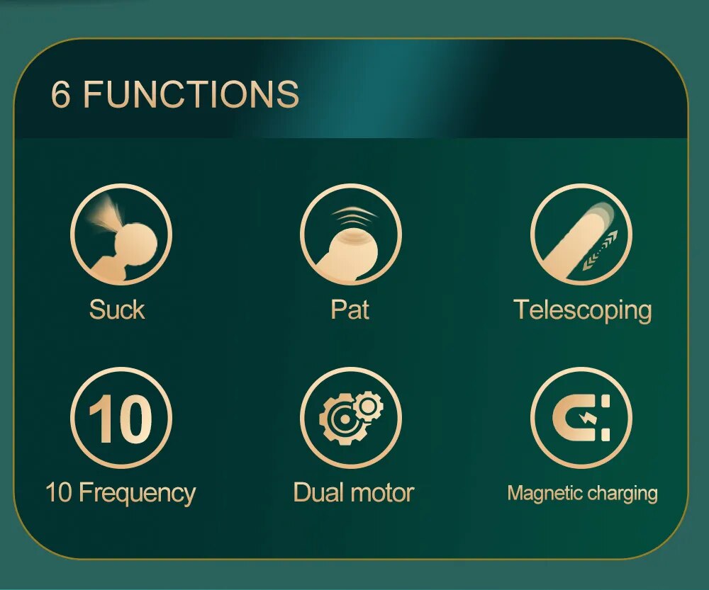 Chày rung cao cấp 2 đầu thụt hút massage 3in1 silicon y tế