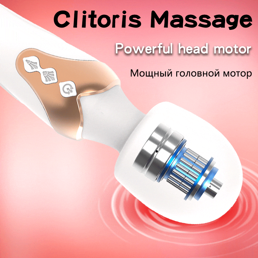Chày rung không dây AV Magic Wand 2 đầu siêu mạnh kích thích