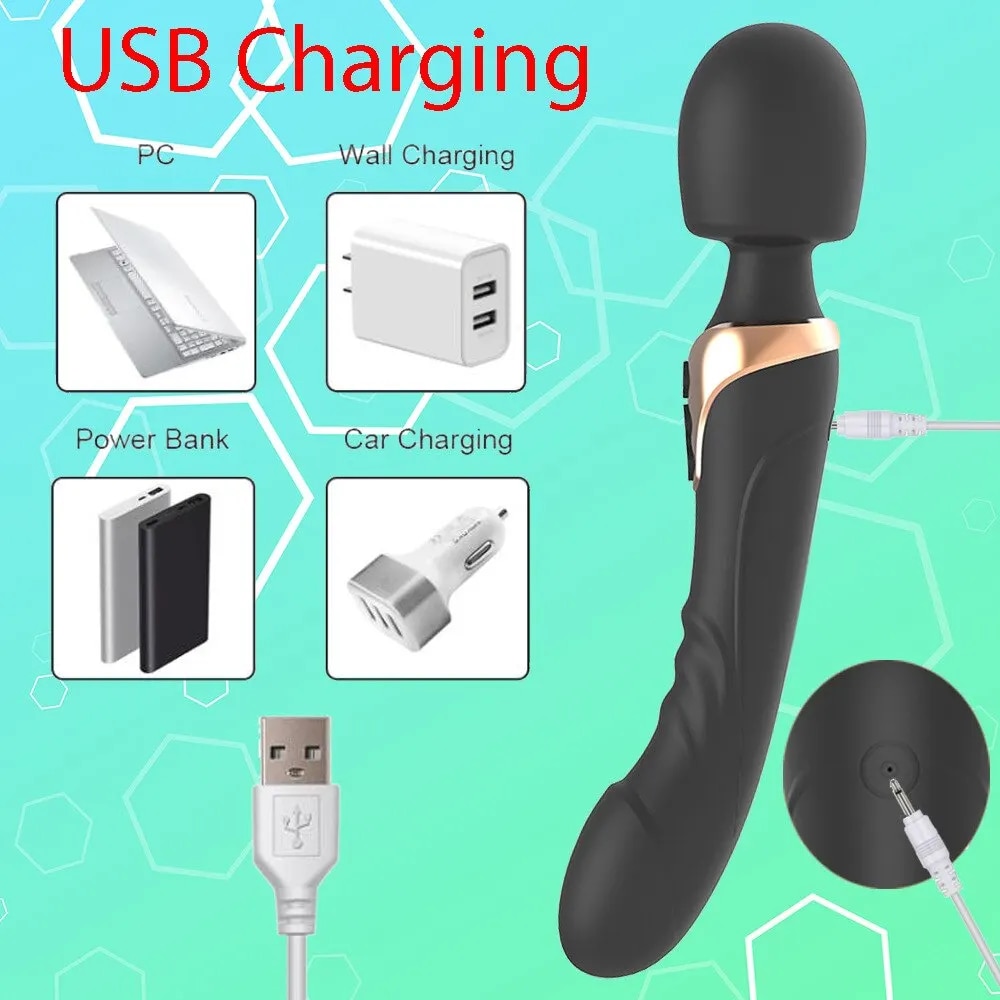 Chày rung không dây AV Magic Wand 2 đầu siêu mạnh kích thích