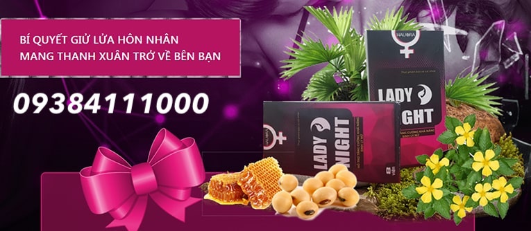 Thuốc Lady Night viên ngậm kẹo ngậm tăng cường giúp tăng ham muốn ở nữ
