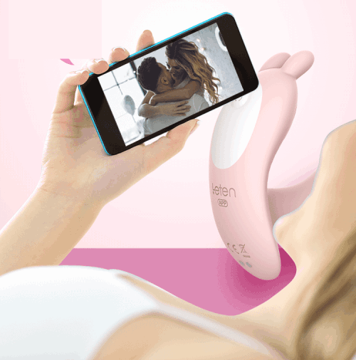Dương vật giả Leten Wearable Butterfly app bluetooth rung mạnh đa năng