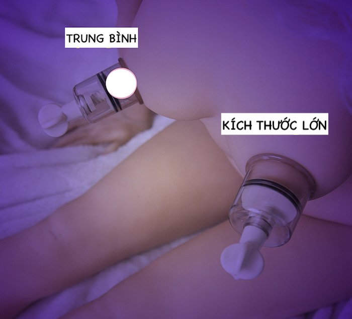 Bộ dụng cụ chụp mút vú kích thích ngực siêu sướng hút chân không mua ngay