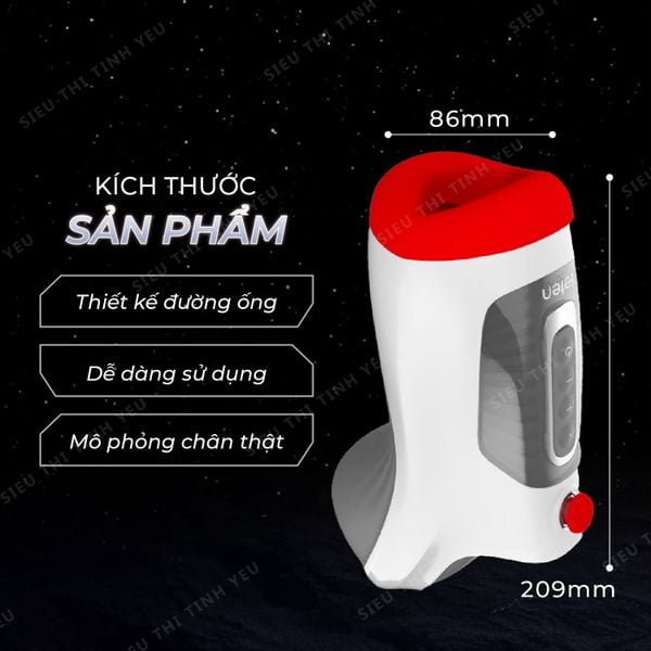 Máy bú mút Leten Air Oral Masturbator tự động mô phỏng cổ họng thật