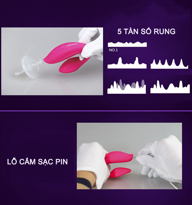 Máy massage điểm G Lovetoy Rose rung 5 tần số siêu kích thích