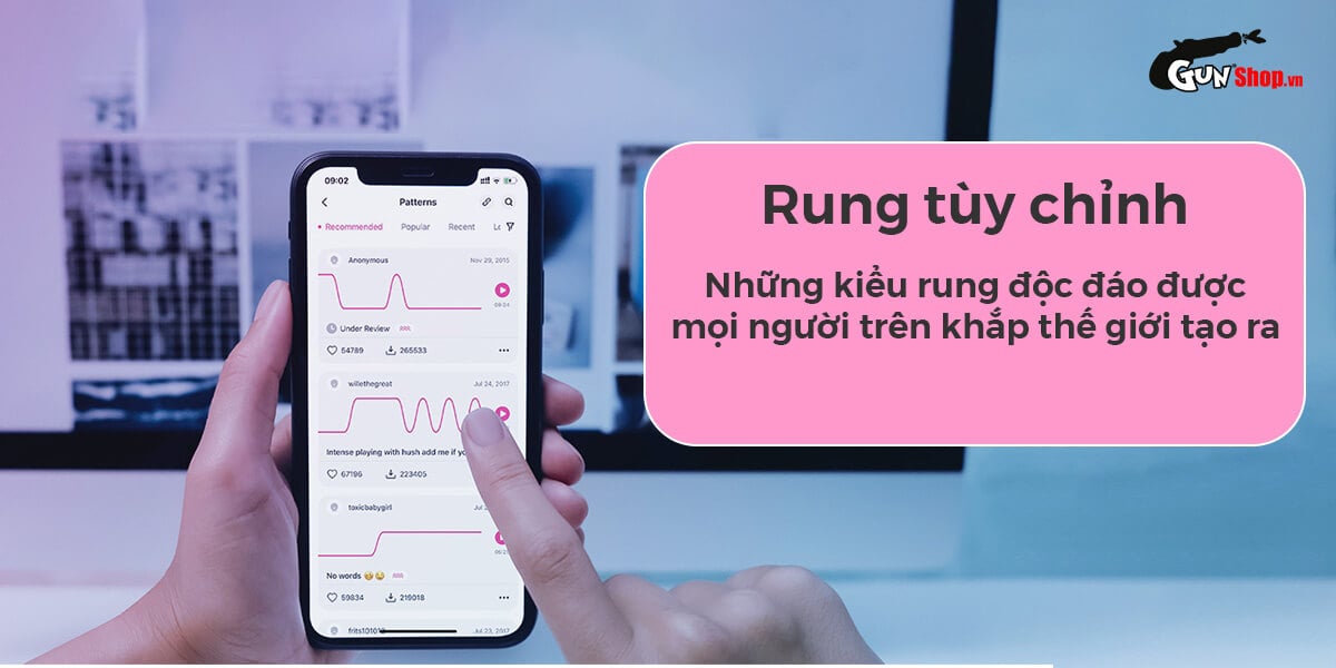 Máy massage kẹp vú Lovense Gemini rung điểm G thỏa mãn nữ