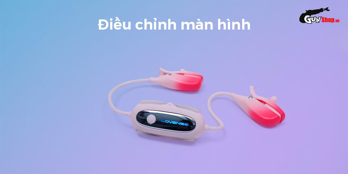 Máy massage kẹp vú Lovense Gemini rung điểm G thỏa mãn nữ