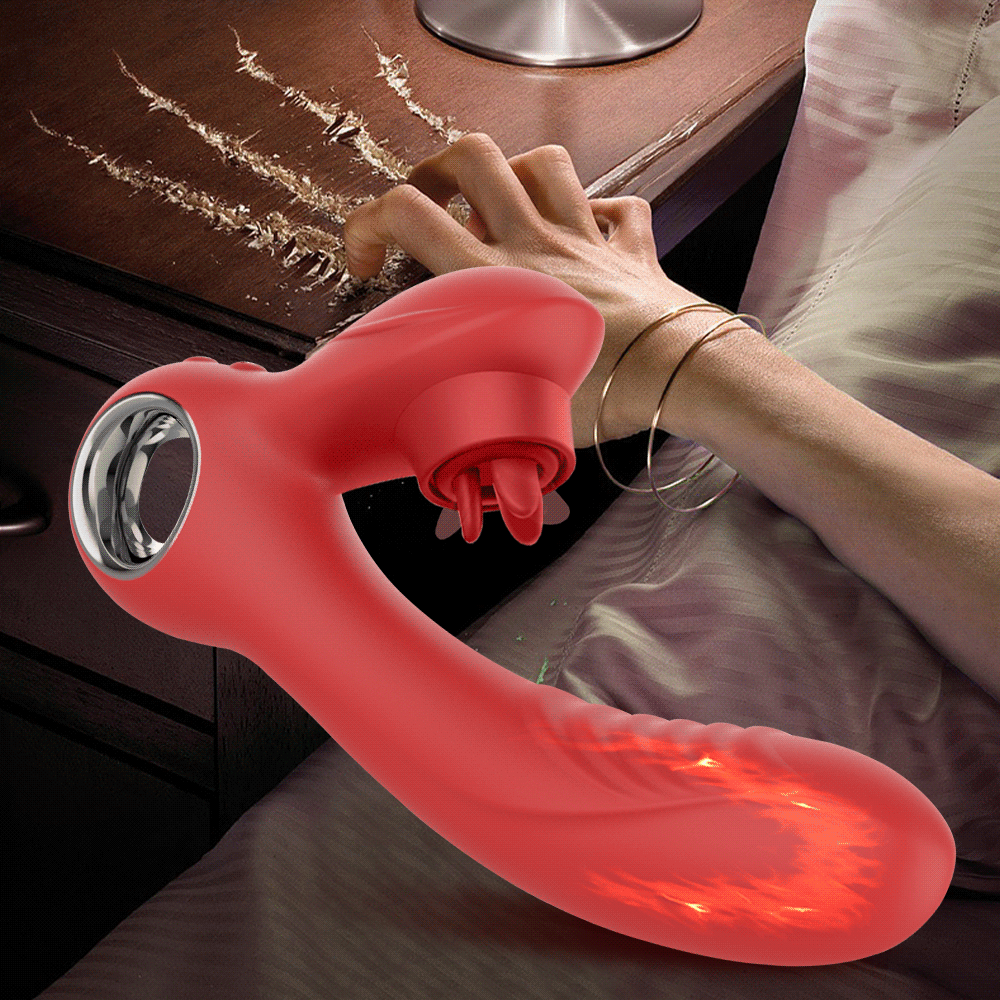 Thông tin Dương vật giả đa năng rung mạnh phát nhiệt kèm lưỡi liếm massage điểm G tốt nhất