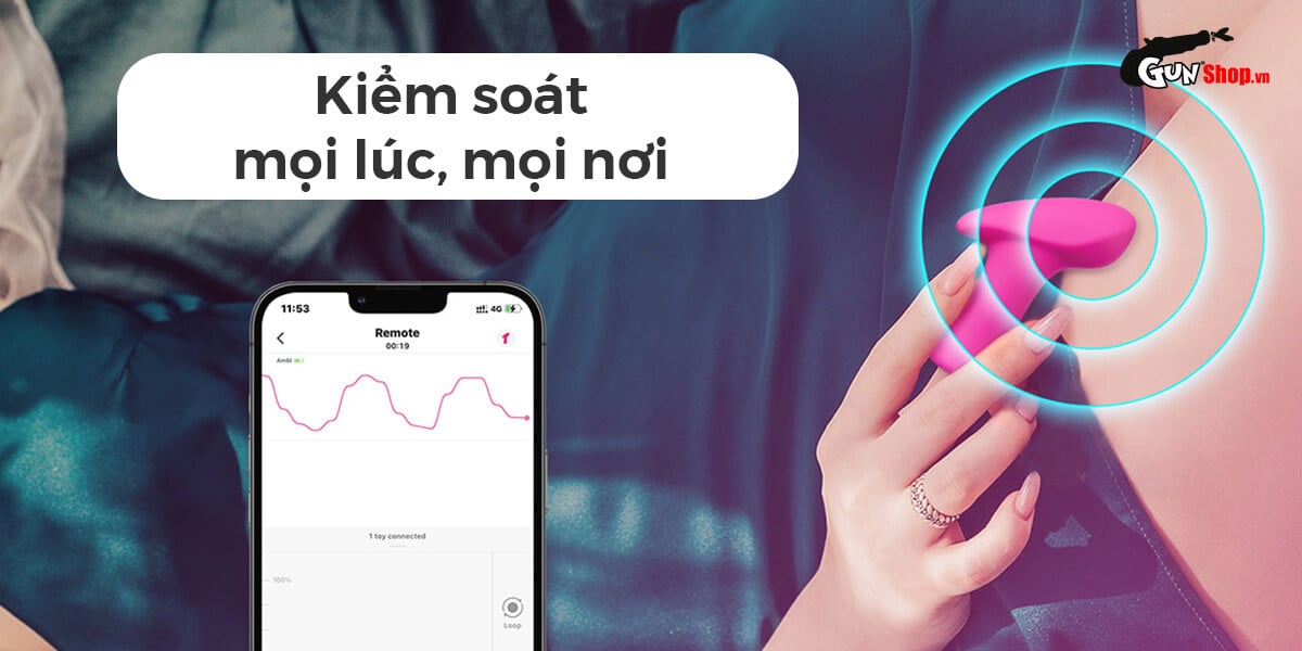Địa chỉ bán Máy massage điểm G Lovense Ambi điều khiển qua app điện thoại chính hãng