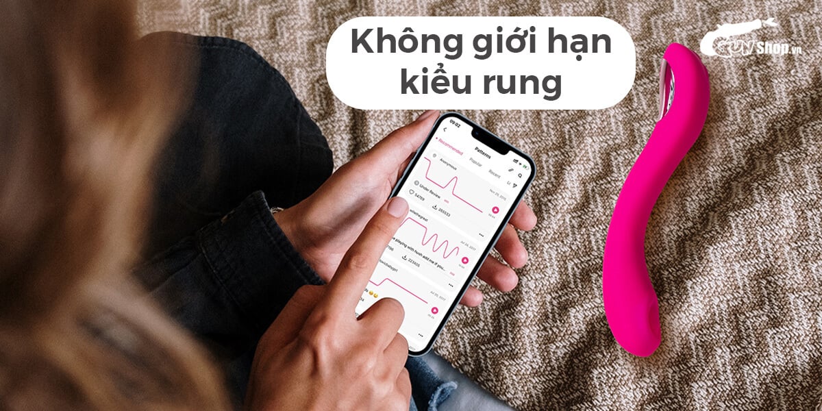 Máy massage Lovense Osci 2 kích thích điểm G điều khiển Bluetooth