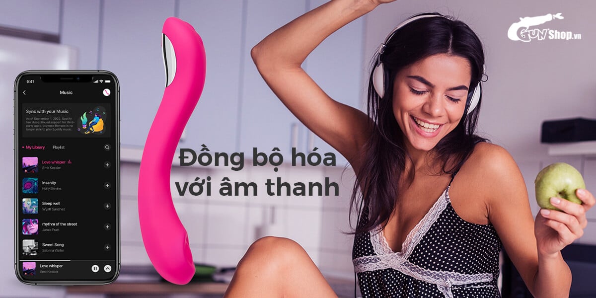 Máy massage Lovense Osci 2 kích thích điểm G điều khiển Bluetooth