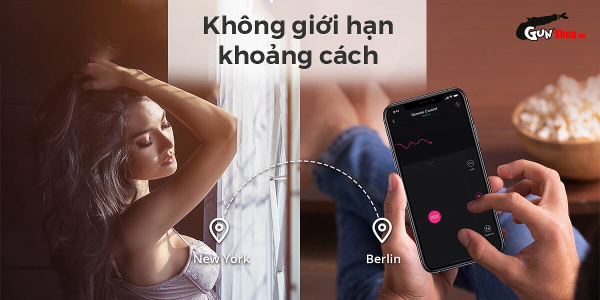 Máy massage Lovense Osci 2 kích thích điểm G điều khiển Bluetooth