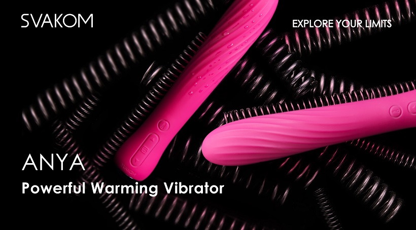 Máy massage điểm G Svakom Anya ấm rung mạnh mượt chất liệu silicone