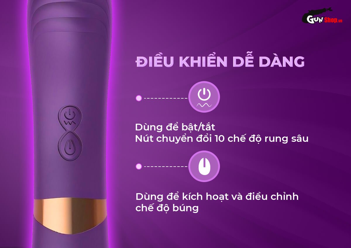 Que rung 2 đầu Lisa Fingerslap lưỡi liếm khoái cảm đa tầng cao cấp Que rung 2 đầu Lisa Fingerslap lưỡi liếm khoái cảm đa tầng cao cấp