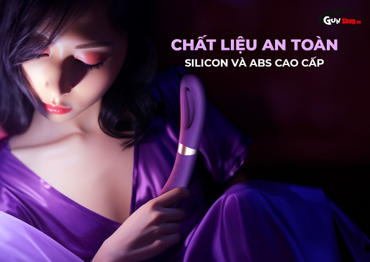 Que rung 2 đầu Lisa Fingerslap lưỡi liếm khoái cảm đa tầng cao cấp Que rung 2 đầu Lisa Fingerslap lưỡi liếm khoái cảm đa tầng cao cấp