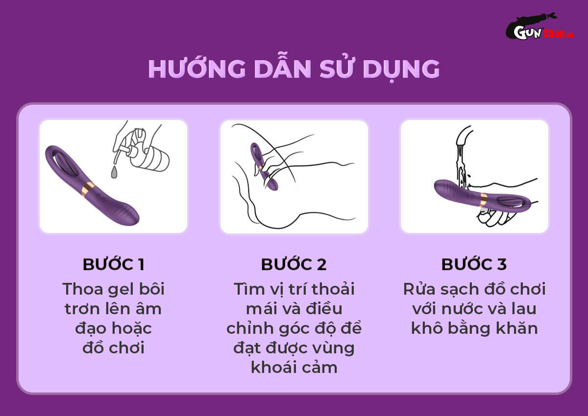 Que rung 2 đầu Lisa Fingerslap lưỡi liếm khoái cảm đa tầng cao cấp Que rung 2 đầu Lisa Fingerslap lưỡi liếm khoái cảm đa tầng cao cấp