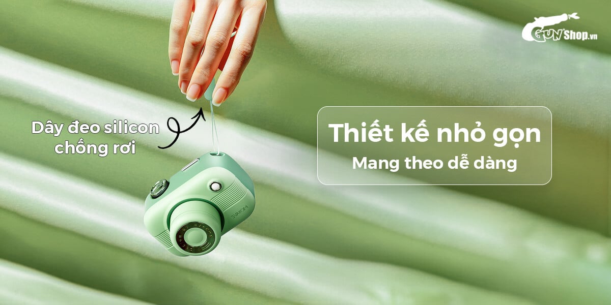 Kho sỉ Máy bú hút Svakom Alberta hình máy ảnh kèm 3 đầu phụ kích thích loại tốt