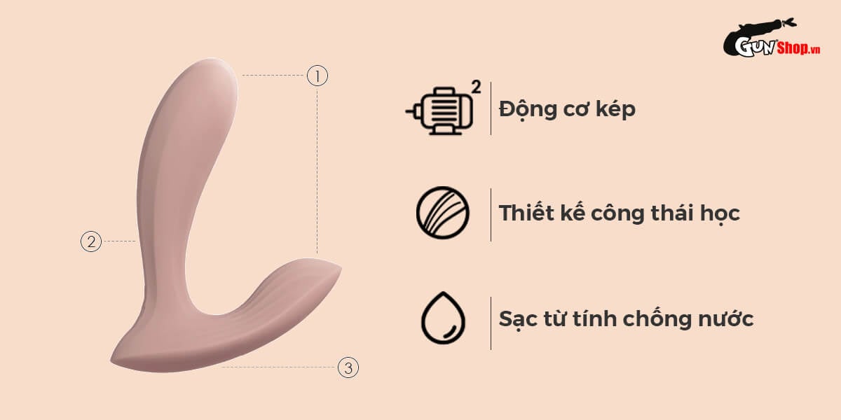 Máy massage Svakom Erica kích thích mạnh mẽ điều khiển app tiện lợi