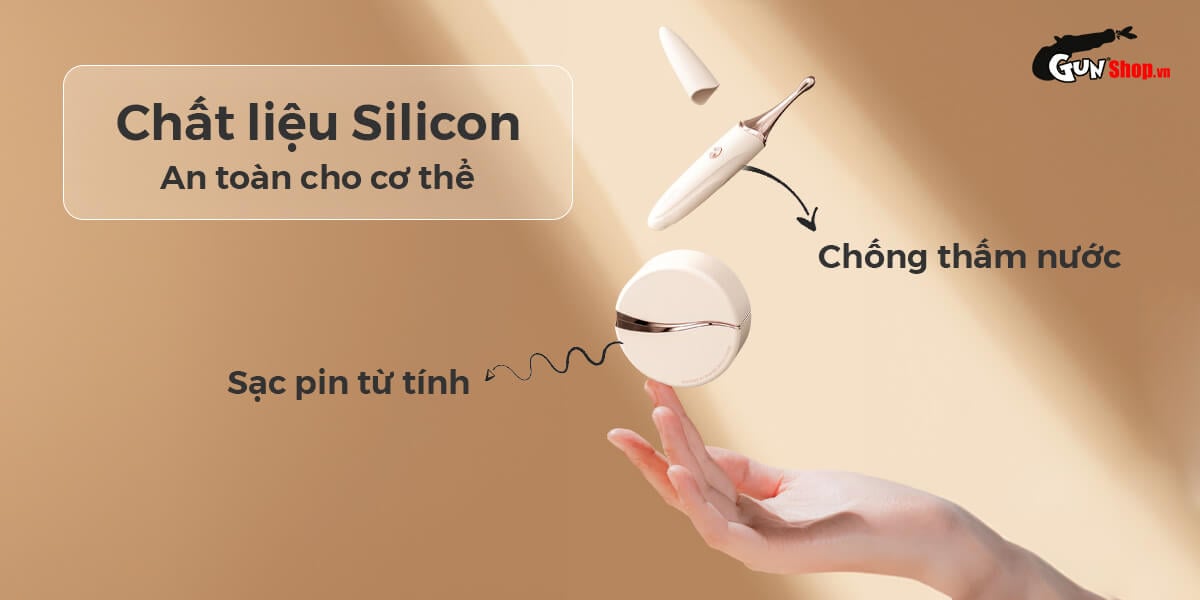 Máy massage Svakom Meet Fleur rung mút tỏa nhiệt giải trí cao cấp