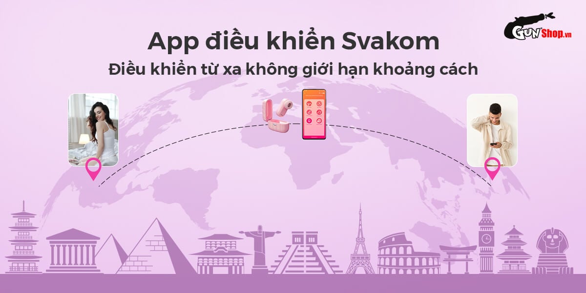 Mua Máy massage Svakom Mimiki hình tai nghe bú hút điều khiển qua app mới nhất