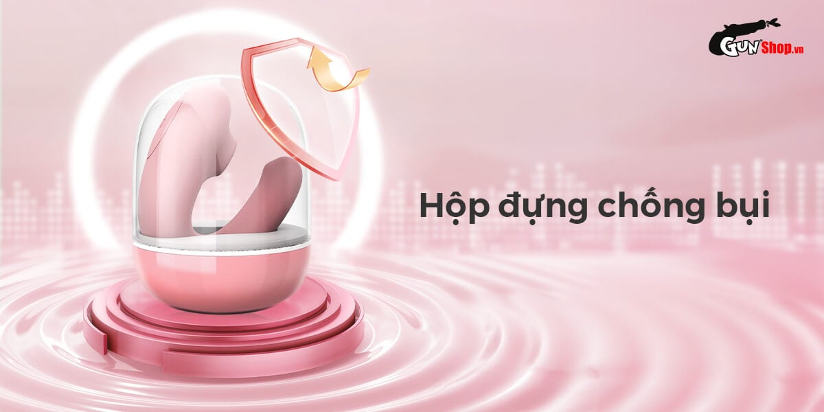 Máy bú mút Svakom Zemalia Natasha rung hút điểm G 10 tần số chống bụi
