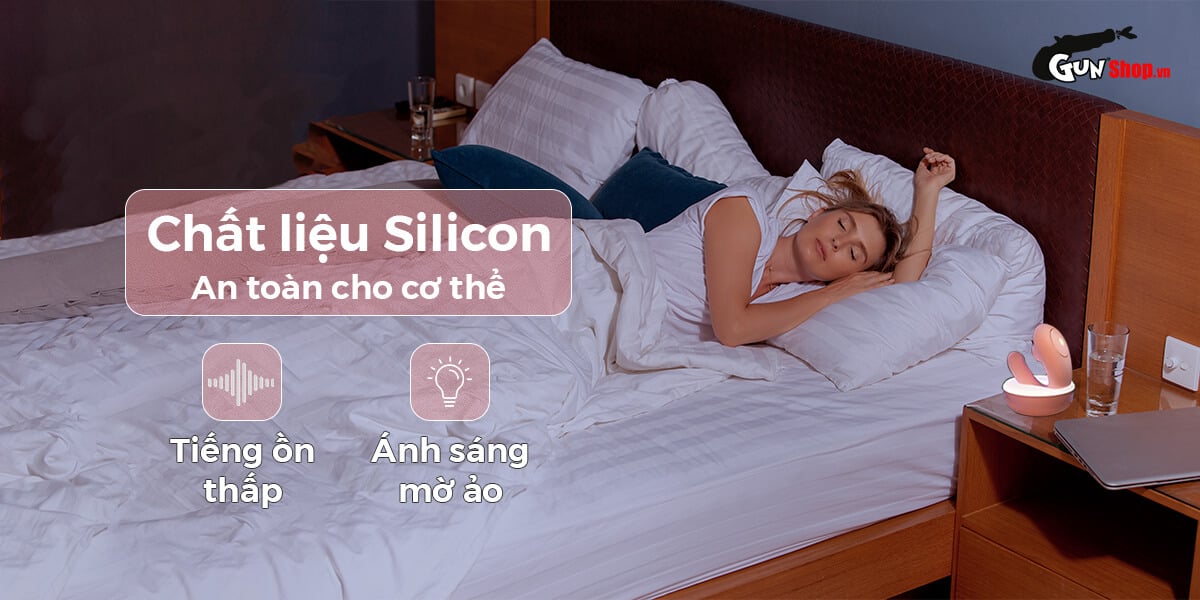 Máy bú mút Svakom Zemalia Natasha rung hút điểm G 10 tần số chống bụi