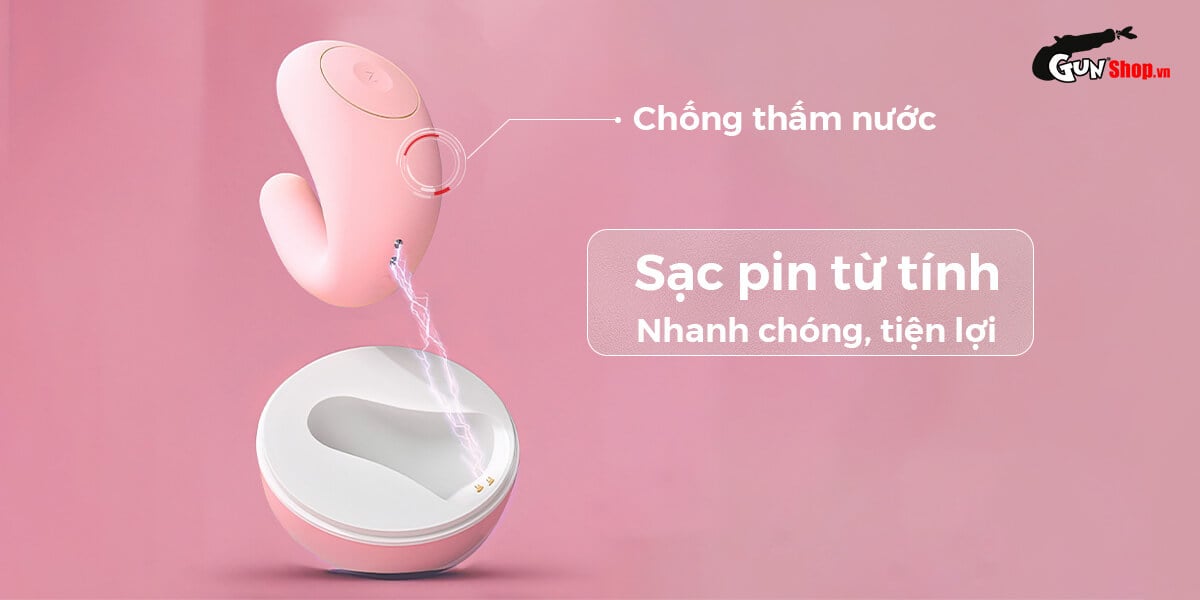 Máy bú mút Svakom Zemalia Natasha rung hút điểm G 10 tần số chống bụi