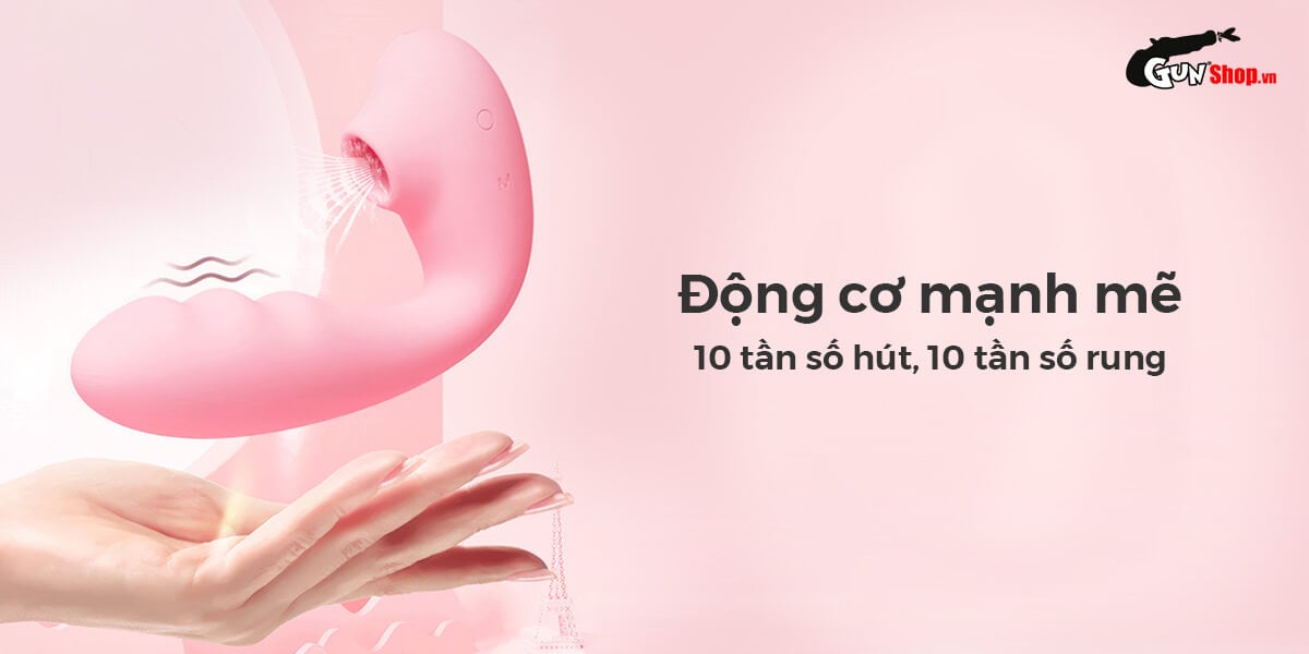Máy massage Svakom Zemalia Tana 2 đầu rung hút nhiệt cao cấp