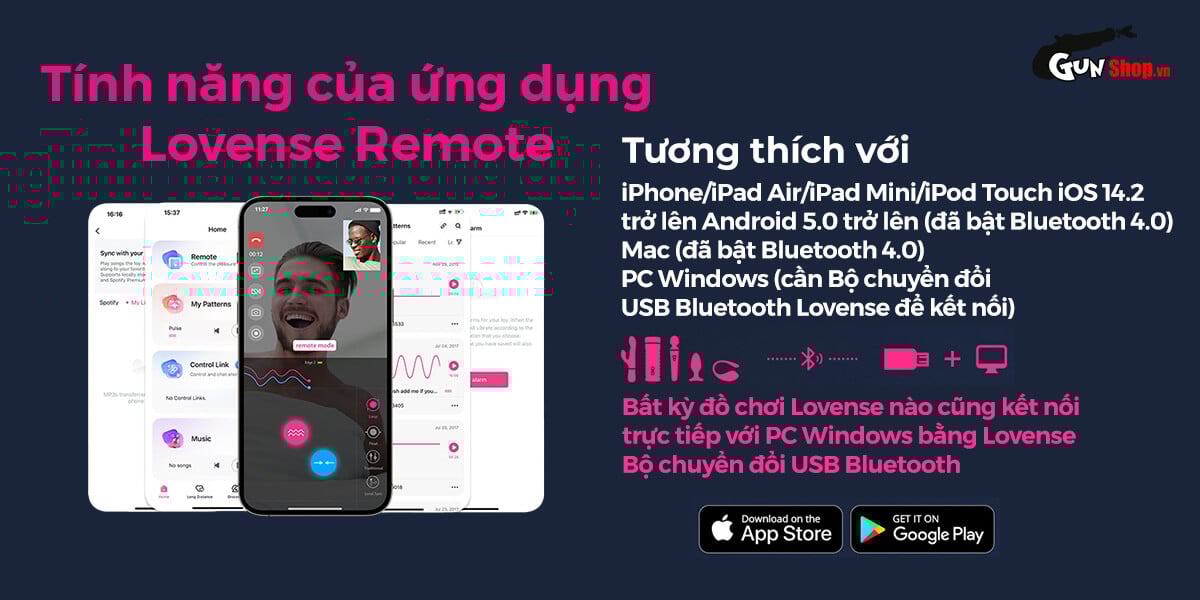 Máy Massage Tuyến Tiền Liệt Lovense Edge 2 App Kích Thích Mạnh Mẽ