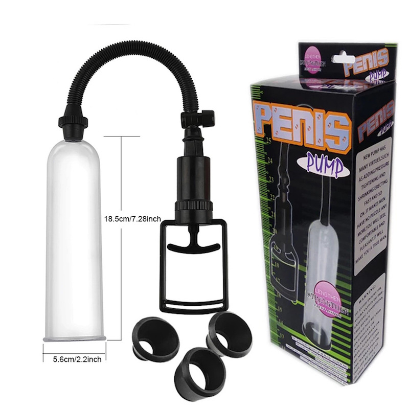 Máy tập dương vật Penis Pump bơm hút kéo dài tăng kích thước bền