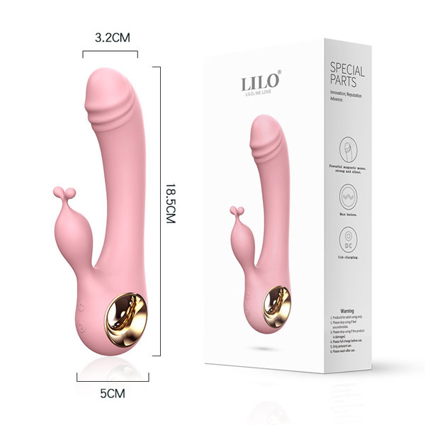 Dương vật giả Lilo rung mạnh 2 nhánh massage điểm G, kích thích cực đỉnh