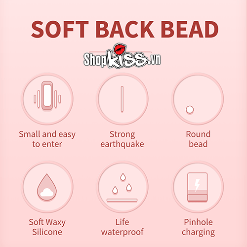Máy rung hậu môn Bead Elementary kích thích mạnh mẽ massage gay