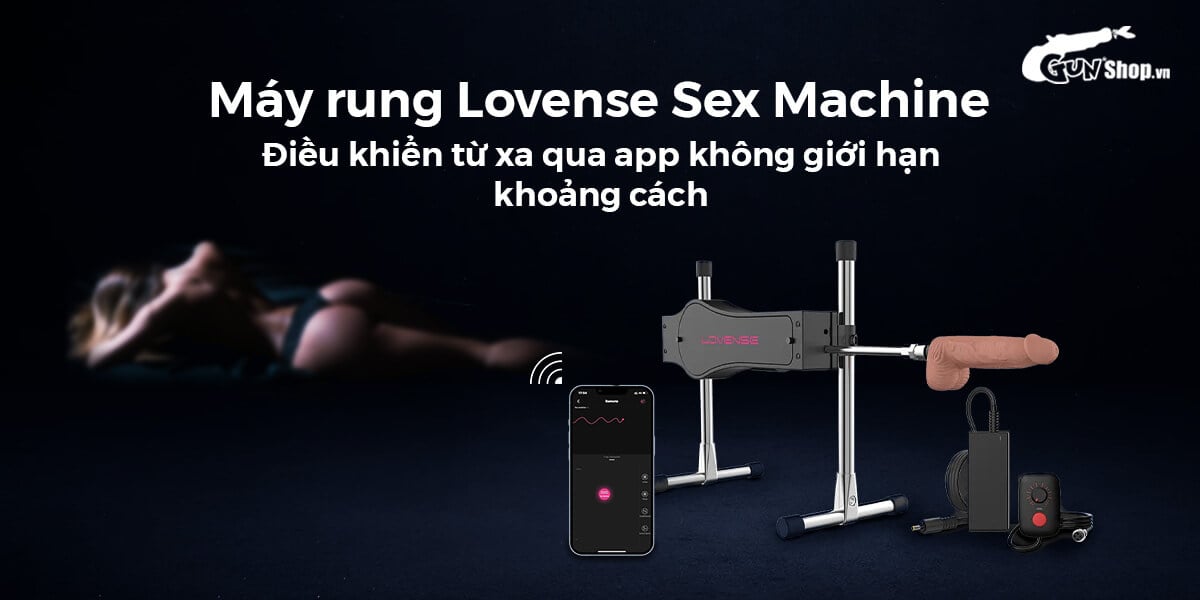 Cung cấp Máy làm tình tự động Lovense Sex Machine rung thụt 2 đầu điều khiển bằng điện thoại tốt nhất