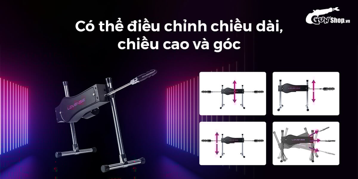 Cung cấp Máy làm tình tự động Lovense Sex Machine rung thụt 2 đầu điều khiển bằng điện thoại tốt nhất