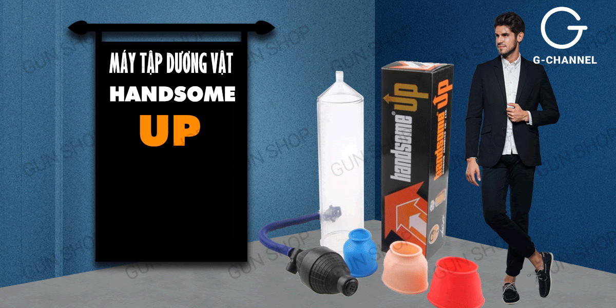 Máy tập dương vật Handsome Up tăng kích thước tự nhiên nhanh