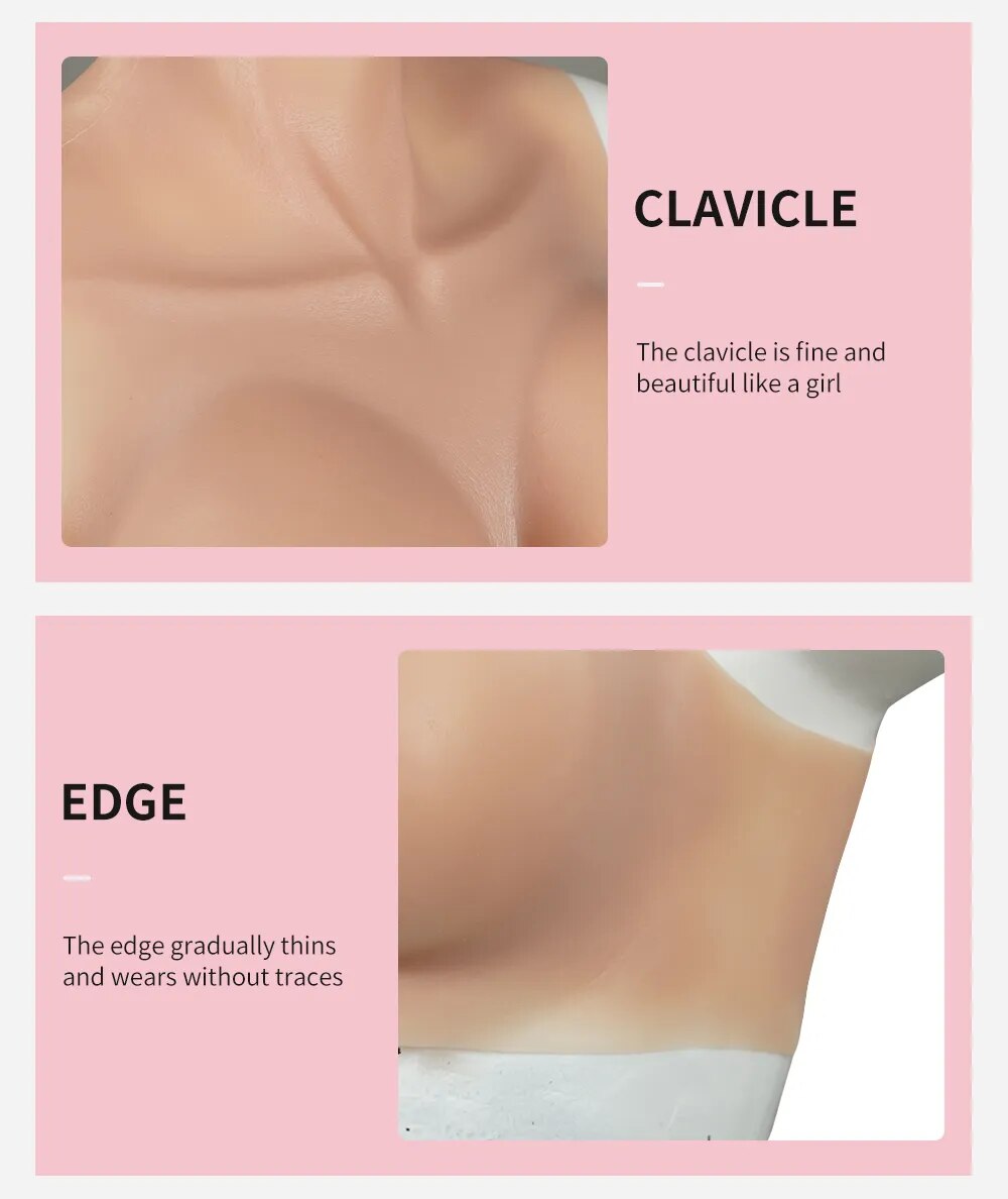 Bảng giá Ngực giả silicone đồ chơi Cosplay Drag Queen cho nam nữ giá rẻ