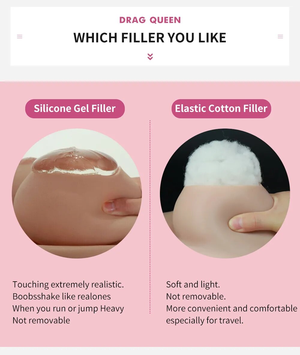 Bảng giá Ngực giả silicone đồ chơi Cosplay Drag Queen cho nam nữ giá rẻ