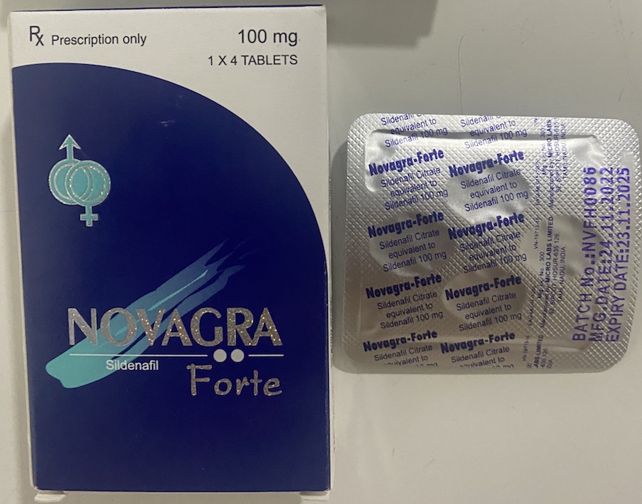 Novagra Forte 100mg Ấn Độ thuốc cương dương chống xuất tinh sớm tăng sinh lý hiệu quả