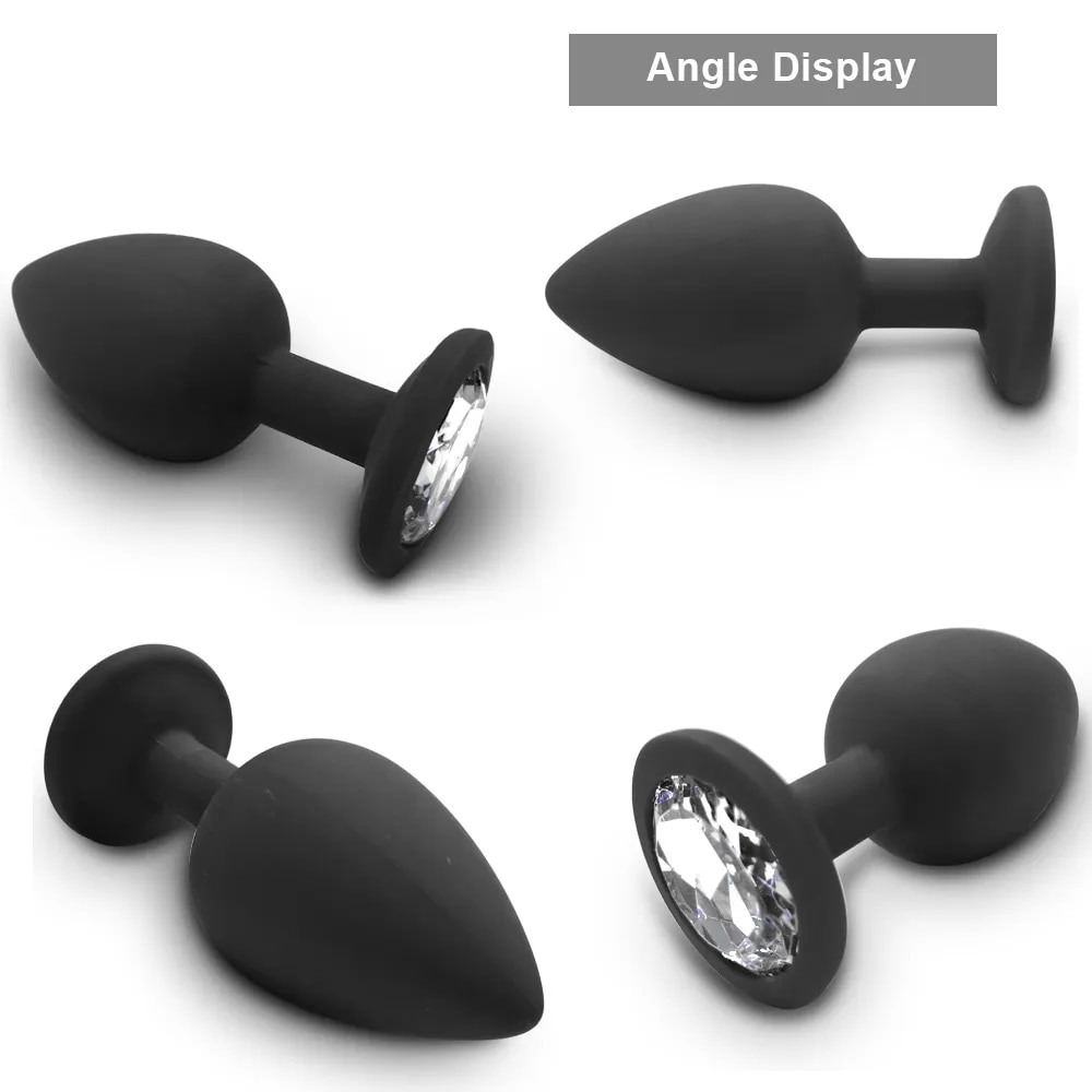 Phích Cắm Hậu Môn Silicone 3 Size Không Rung An Toàn
