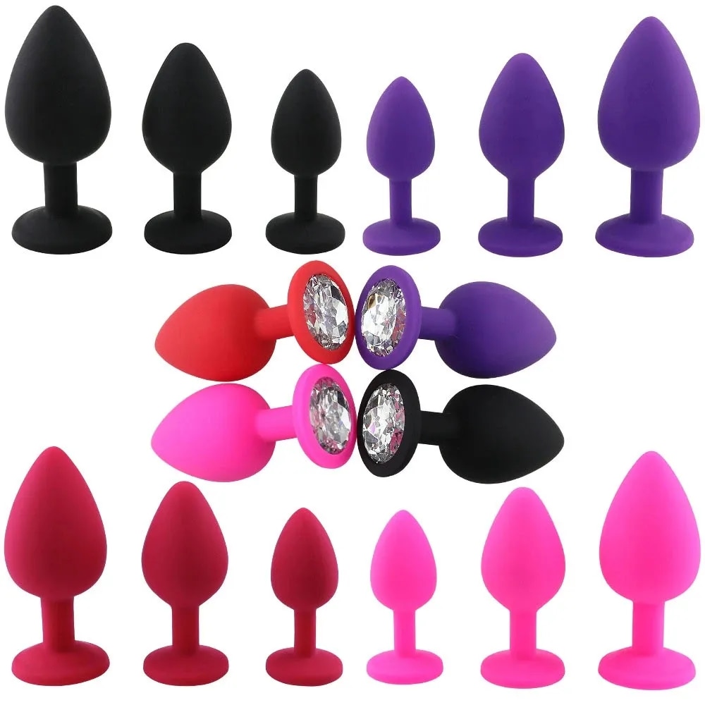 Phích Cắm Hậu Môn Silicone 3 Size Không Rung An Toàn