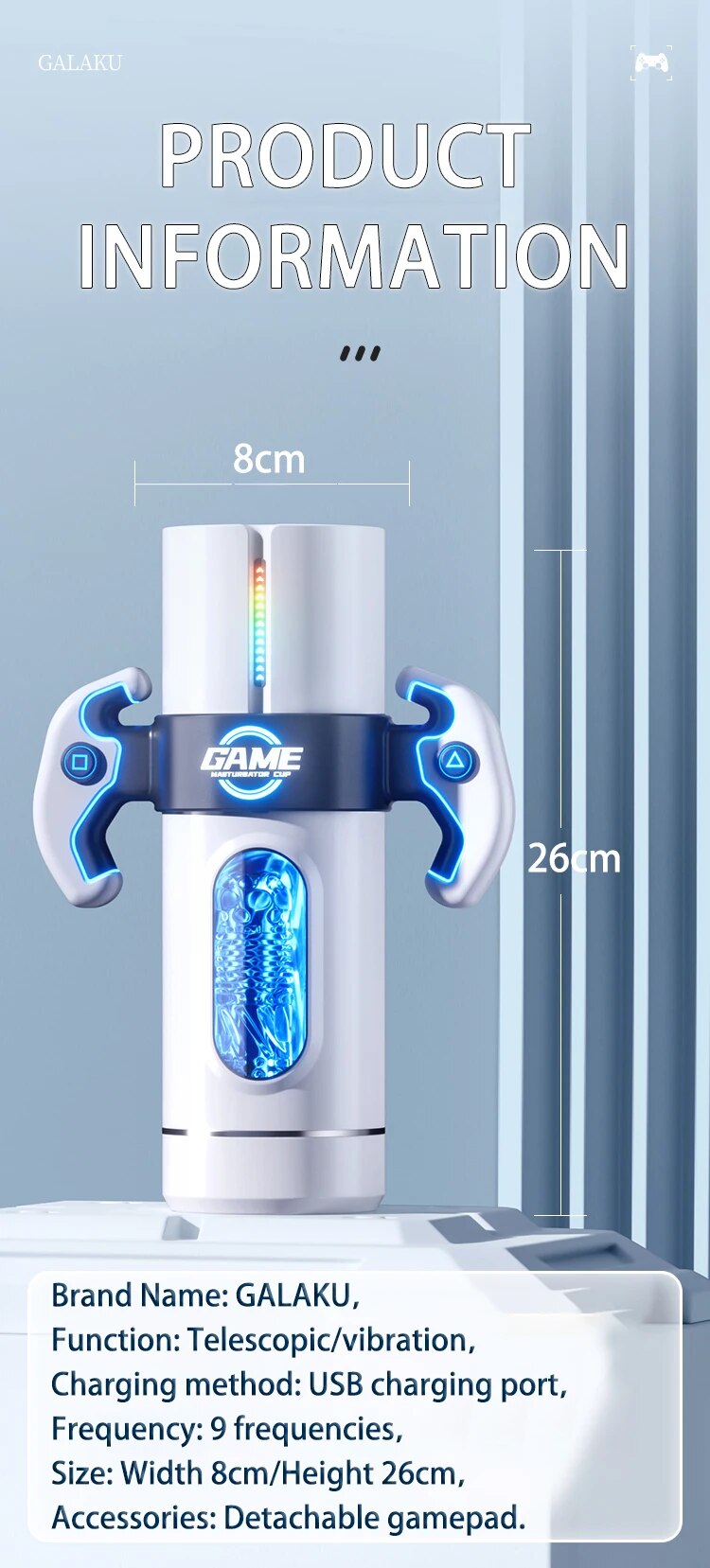 Âm đạo giả Galaku cao cấp rung thụt hút nhiệt siêu thực giá tốt