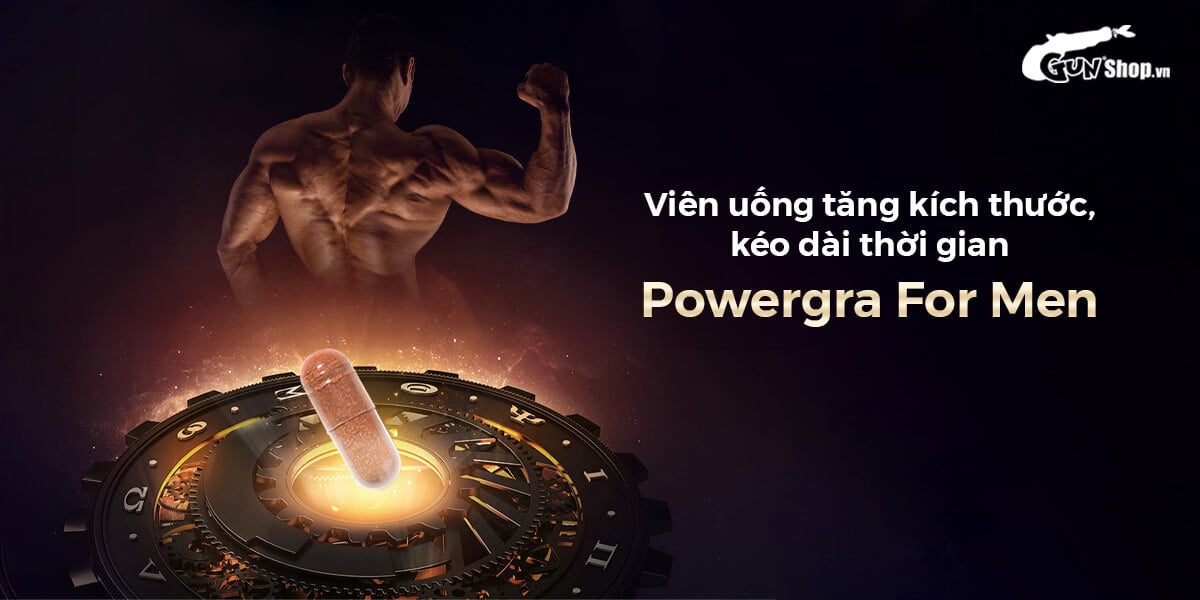 Powergra For Men Super Gold Magic 10 viên tăng cường sinh lý mạnh mẽ