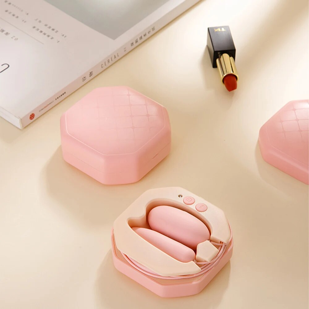 Trứng rung đôi có dây nhỏ gọn giá rẻ sạc USB chế độ rung mạnh mẽ