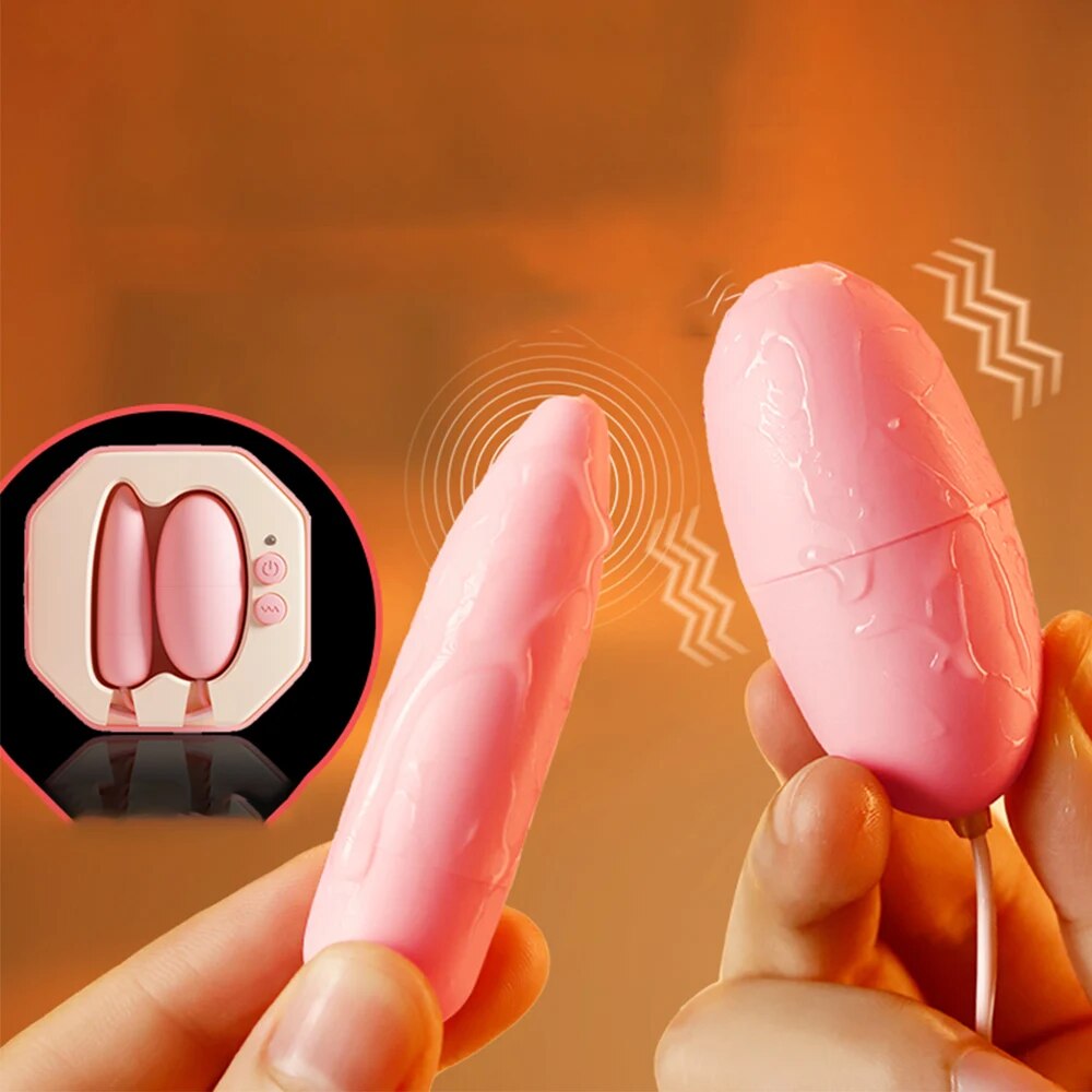 Trứng rung đôi có dây nhỏ gọn giá rẻ sạc USB chế độ rung mạnh mẽ