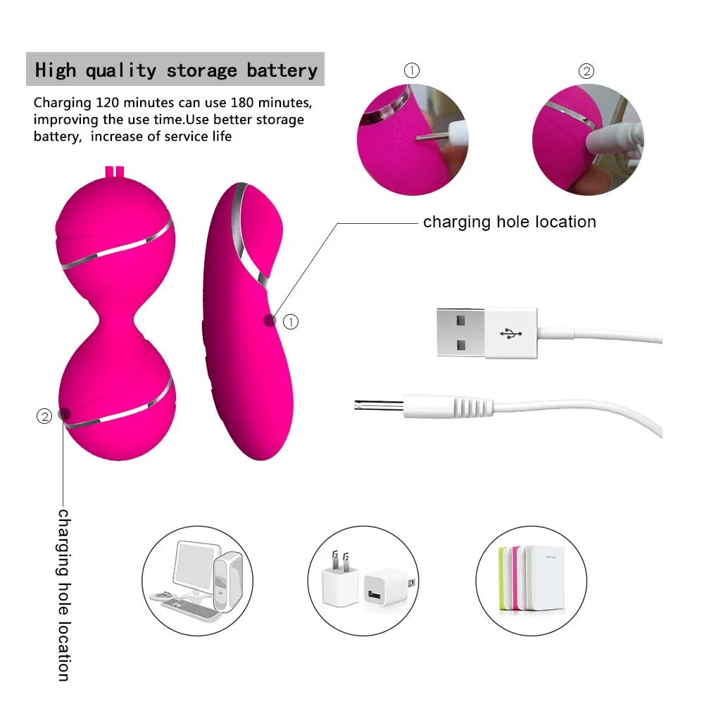 Trứng rung YLove hồ lô kích thích điểm G tập Kegel co bóp âm đạo