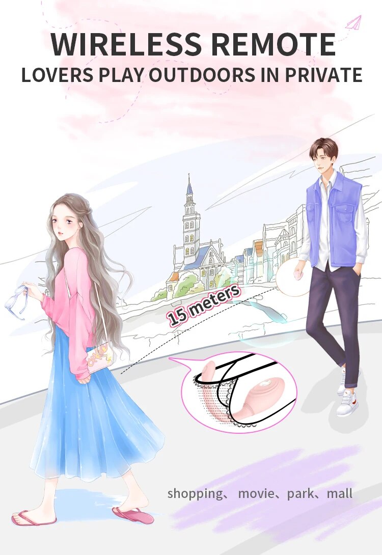Trứng rung WoWYes điều khiển từ xa nhỏ gọn độc đáo kích thích