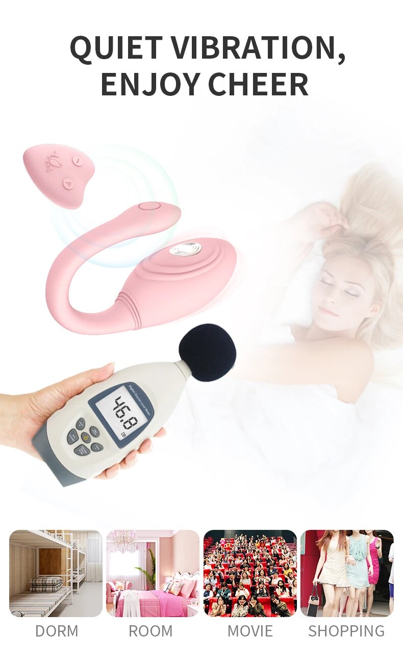 Trứng rung WoWYes điều khiển từ xa nhỏ gọn độc đáo kích thích