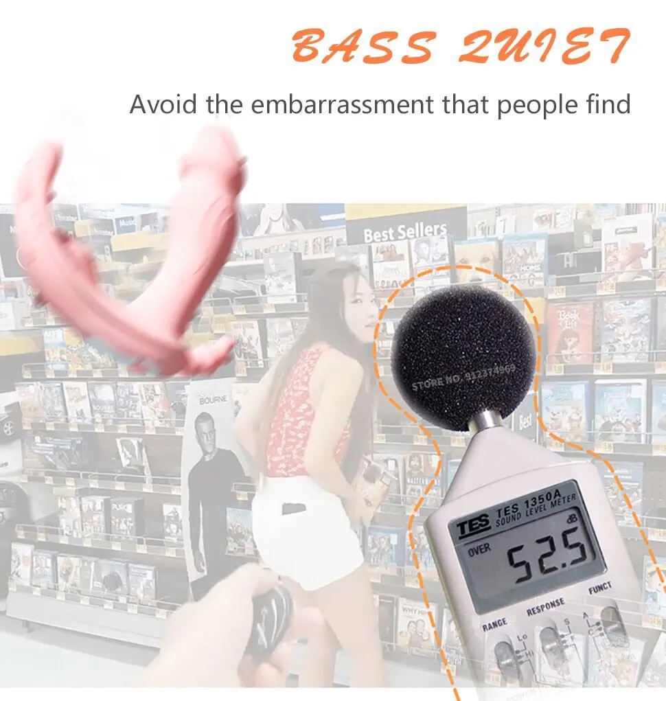 Đại lý Dương vật giả gắn quần lót rung có điều khiển từ xa Wireless remote nhập khẩu