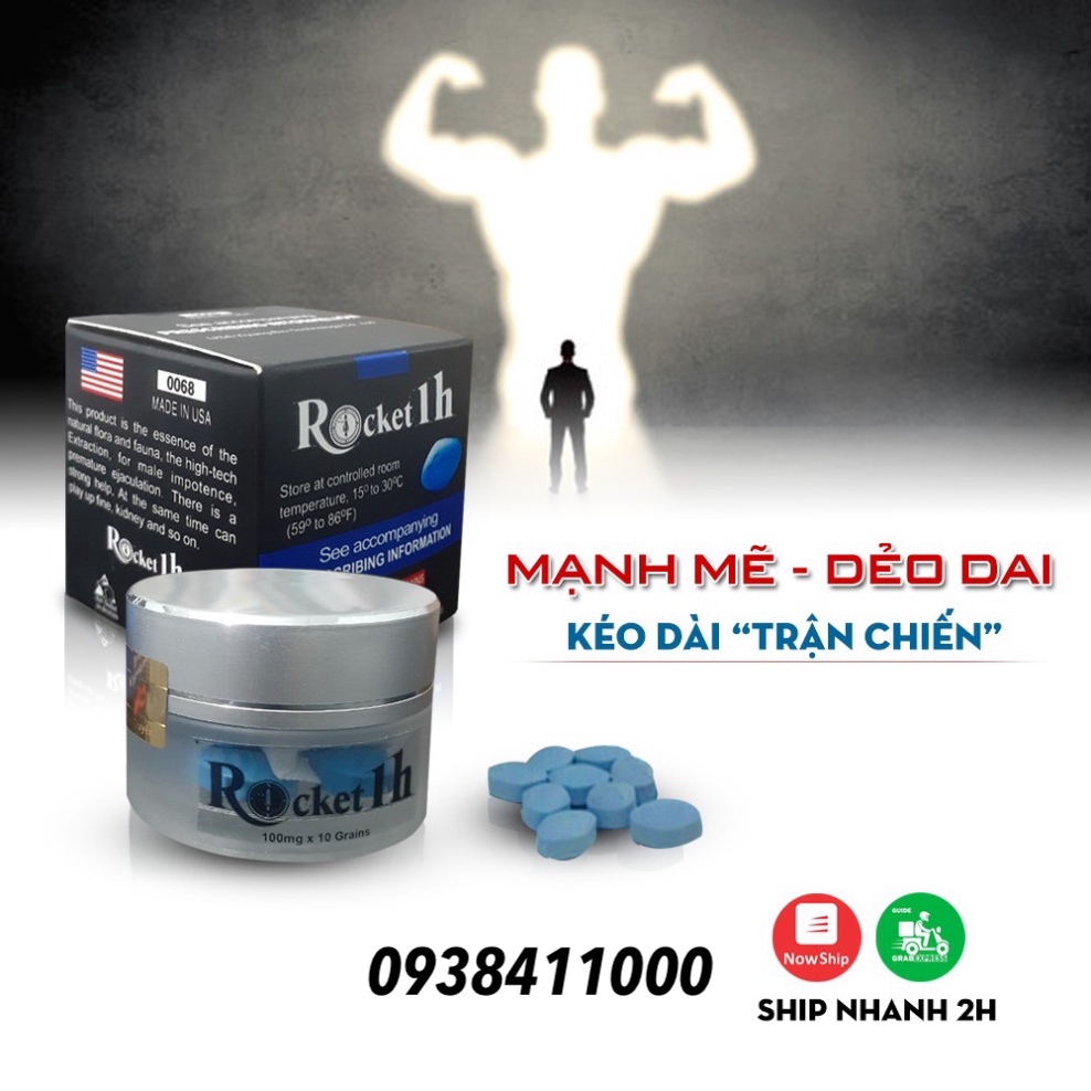 Rocket 1h Mỹ viên uống tăng cường sinh lý nam giới thuốc cường dương Rocket 1h Mỹ viên uống tăng cường sinh lý nam giới thuốc cường dương