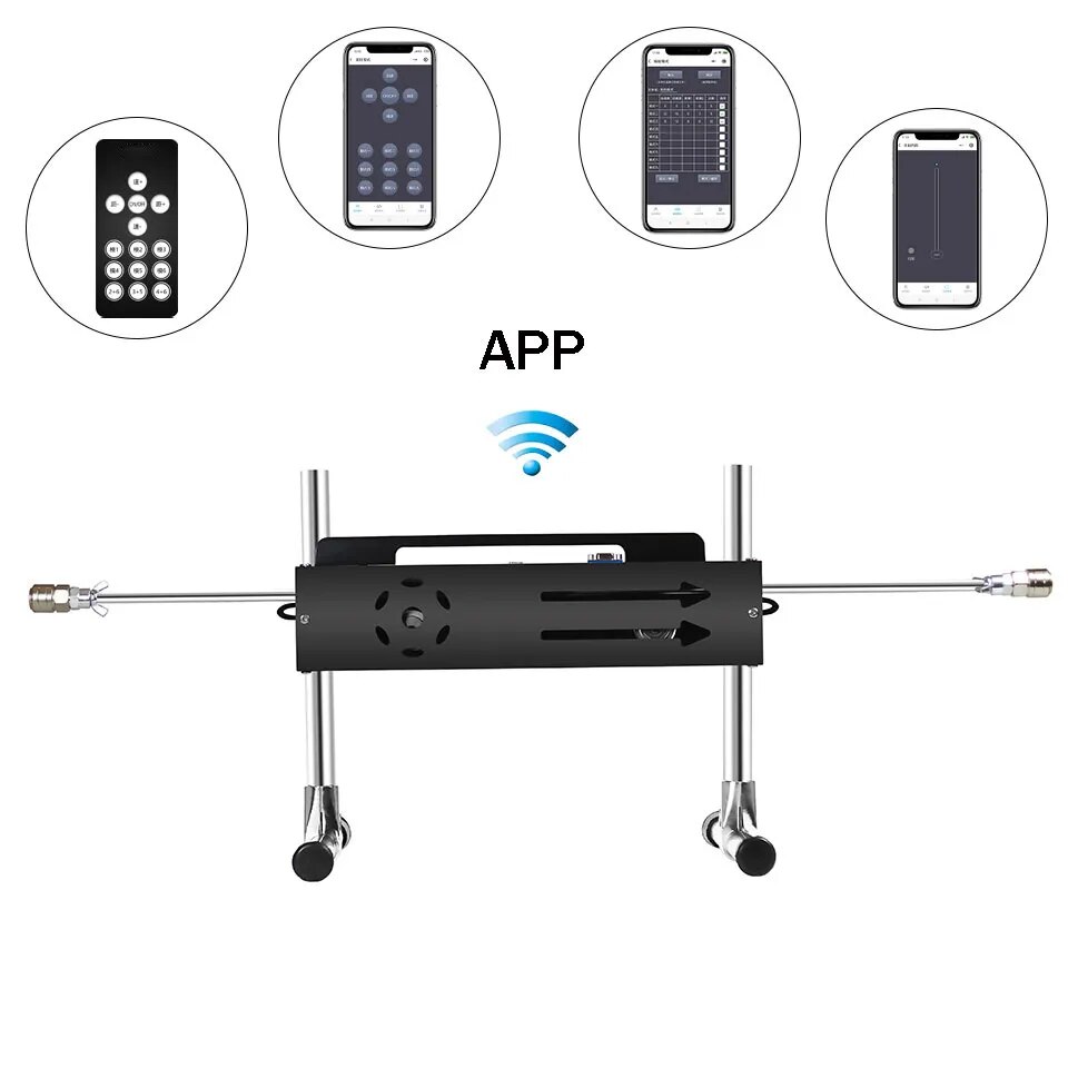 Máy làm tình 2 đầu FREDORCH F21S điều khiển app cao cấp
